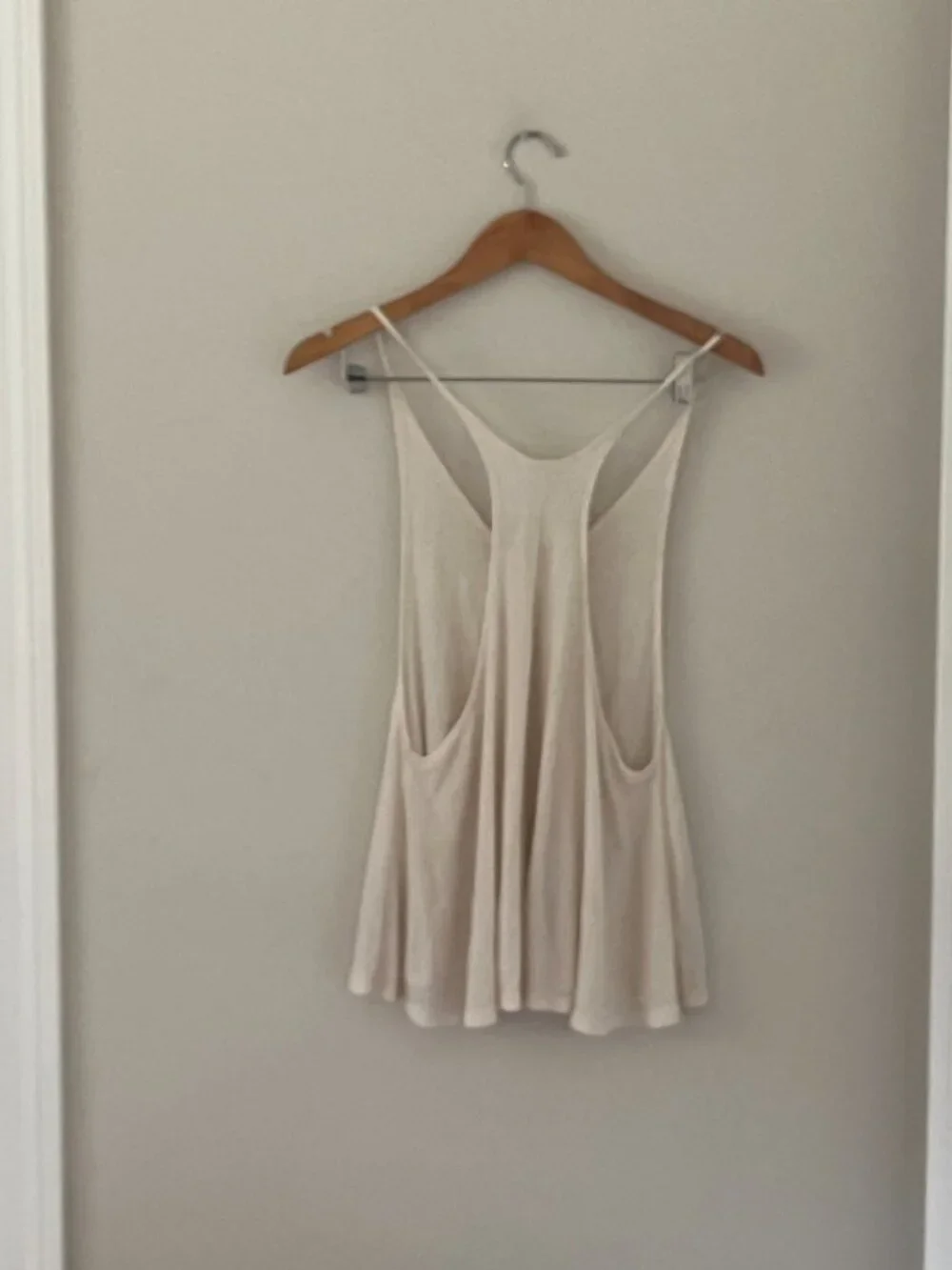 Free People Intimately Wear Me Now Racerback Tank Cream Size Medium